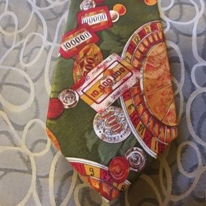 Vintage Fun & Funky Handmade Casino Vegas Tie
